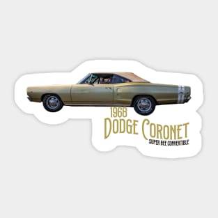 1968 Dodge Coronet Super Bee Convertible Sticker